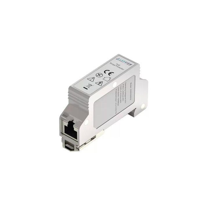 Lanview LVRDIN-POE-SP is single-port PoE surge protector,which has 1 input port and 1 output port. It supports 8 lines network signals and provides surge protection for PoE wires. Lanview LVRDIN-POE-SP is single-port PoE surge protector,which has 1 input port and 1 output port. It supports 8 lines network signals and provides surge protection for PoE wires.