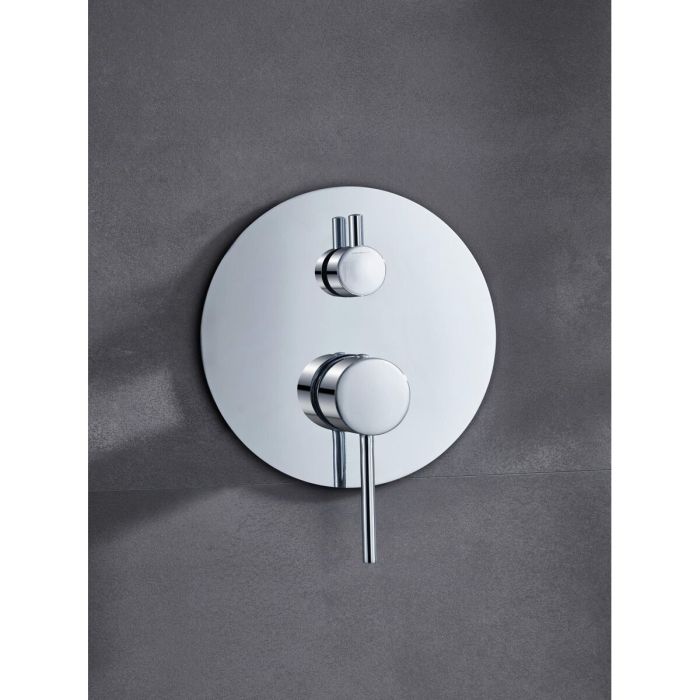 Columna de Ducha Imex MONZA GPM039 Latón Acero 150 cm 2 Posiciones 2 Columna de Ducha Imex MONZA GPM039 Latón Acero 150 cm 2 Posiciones 2