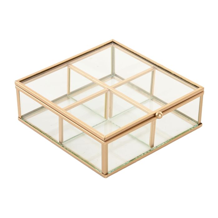 Joyero Glam DKD Home Decor Dorado 16 x 5 x 15 cm 0 Joyero Glam DKD Home Decor Dorado 16 x 5 x 15 cm 0