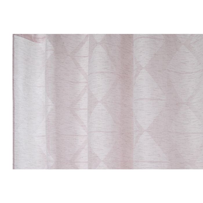 Cortina Urban DKD Home Decor Rosa Palo 260 x 140 cm (2 Unidades) 3