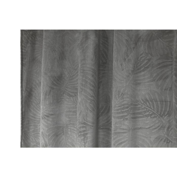 Cortina Urban DKD Home Decor Gris Claro 260 x 140 cm (2 Unidades) 3