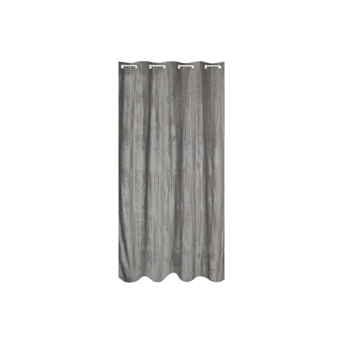 Cortina Urban DKD Home Decor Gris Claro 260 x 140 cm (2 Unidades) 4