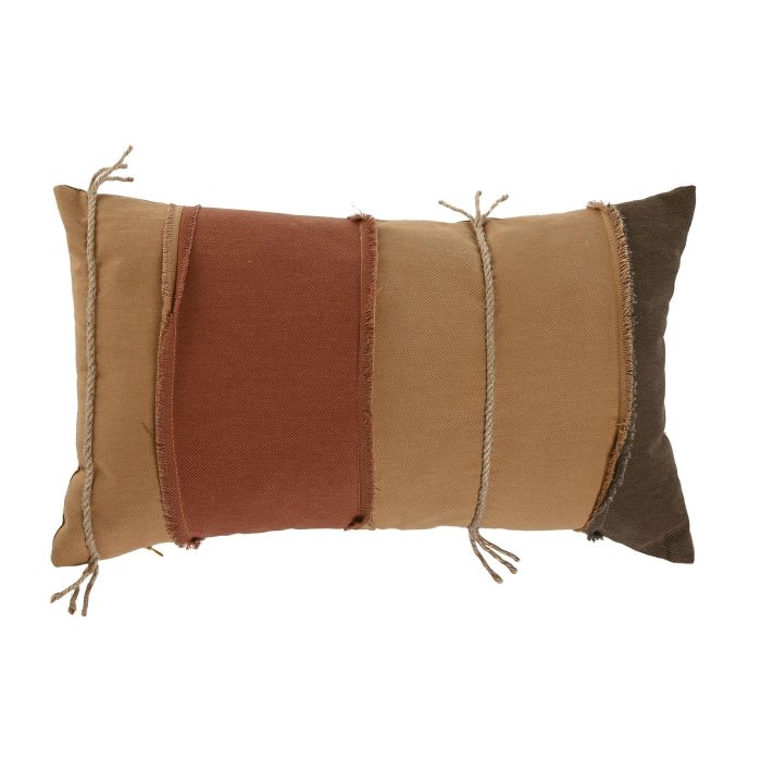 Cojin Boho DKD Home Decor Marron Terracota 30 x 50 cm