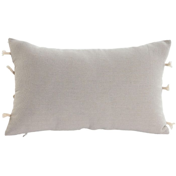 Cojin Boho DKD Home Decor Beige Blanco 30 x 50 cm (2 Unidades) 3