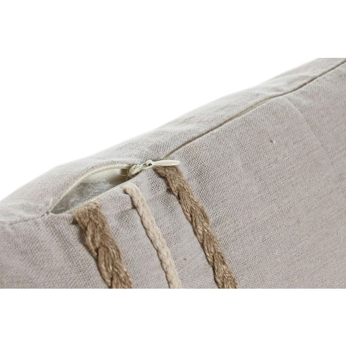 Cojin Boho DKD Home Decor Beige 30 x 50 cm (2 Unidades) 3