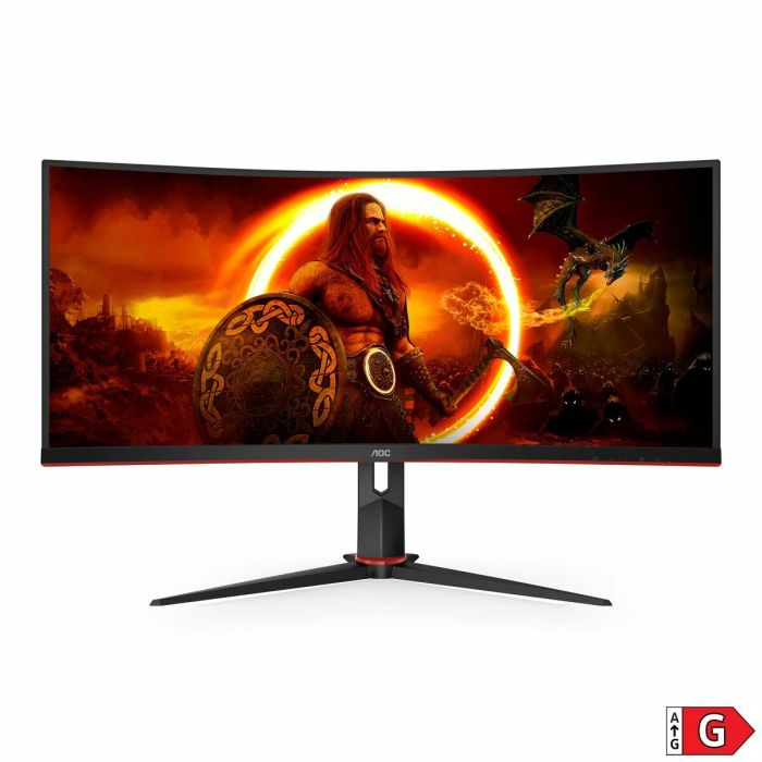 AOC CU34G2XP/BK Monitor Gaming Curvo 34" WQHD VA 1ms 180Hz HDR400 Ultrapanorámico Negro 11