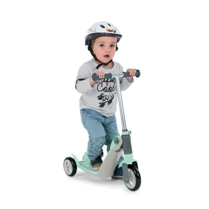 Smoby Patinete Draisiano Transformable en Patín 2 en 1 SMO750615 - 3 Ruedas 2