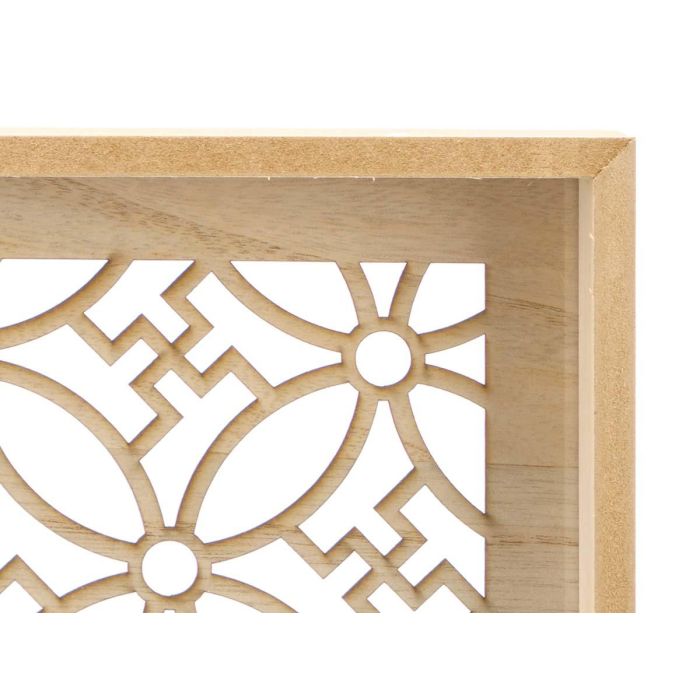 Set 2 Bandejas Rect Flor Giftdecor 40X5CM (6 Unidades) 3 Set 2 Bandejas Rect Flor Giftdecor 40X5CM (6 Unidades) 3