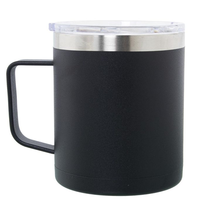 Taza Termo con Tapa Alexandra House Living Negro Metal 350 ml 3