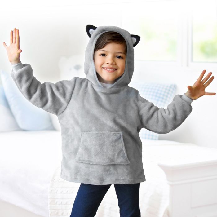 Sudadera con capucha de forro polar para niños 1