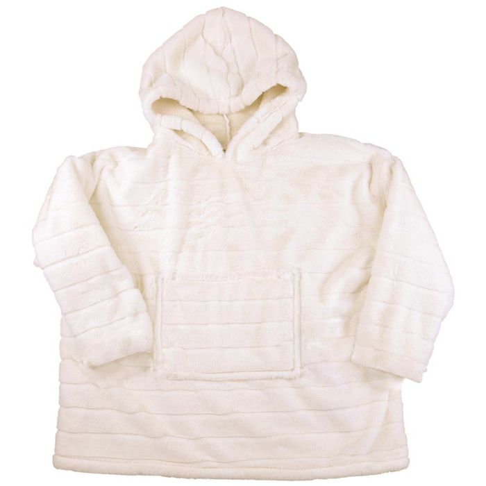 Sudadera Con Capucha Blanca Home Deco Factory 2