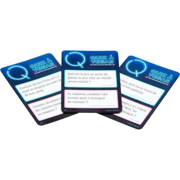 Mattel Games HNY92 Quiz en Vegas: Juego de Mesa de Preguntas para Toda la Familia 2