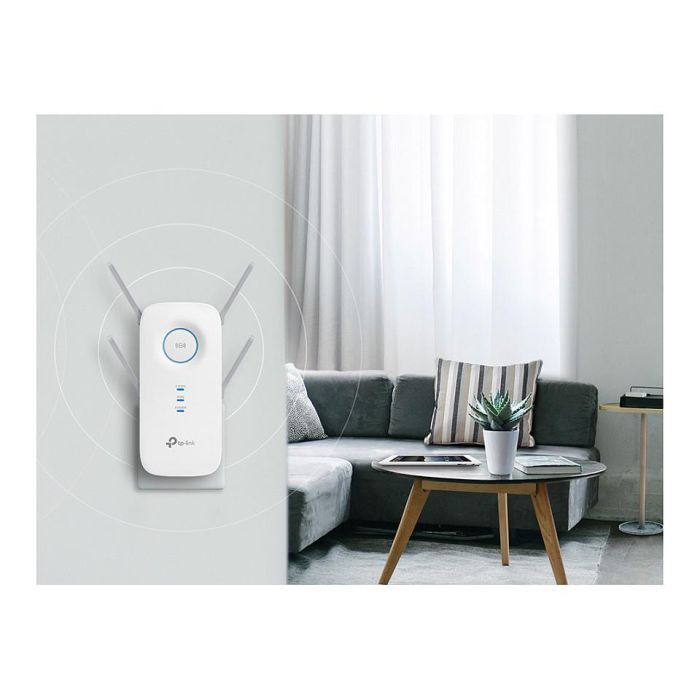 TP-Link RE650 Repetidor WiFi AC2600 Dual Band Transmisor de Red 1733 Mbps Seguridad WPS Compatible Mac Linux