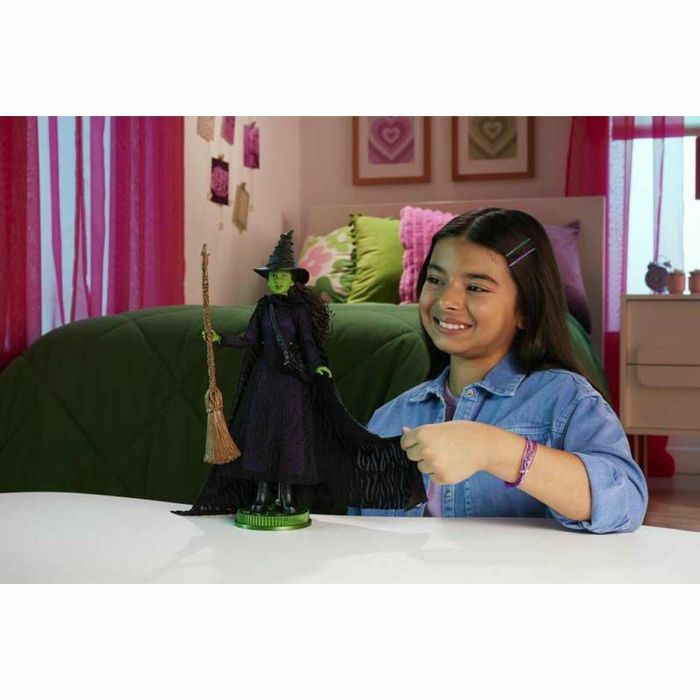 Muñeca Mattel-Wicked-Elphaba con pelo trenzado y múltiples poses - Wicked - HXY38 2 Muñeca Mattel-Wicked-Elphaba con pelo trenzado y múltiples poses - Wicked - HXY38 2