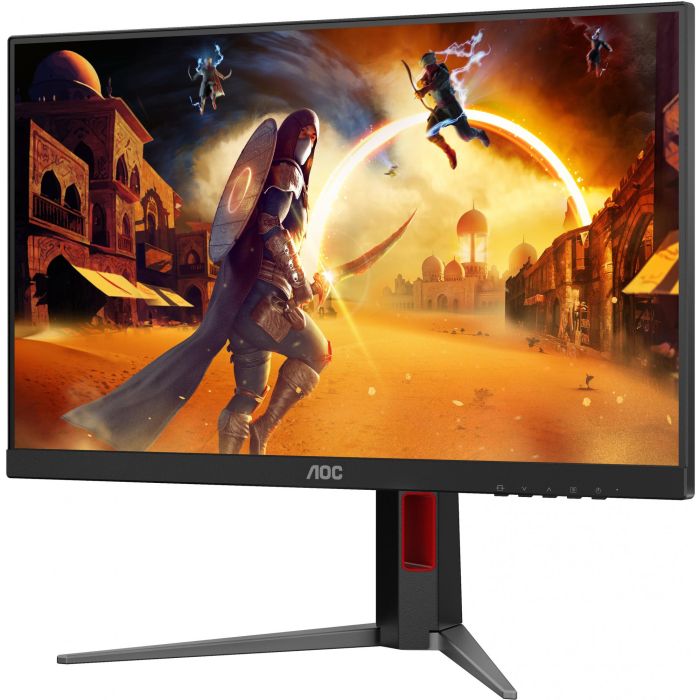 AOC 24G4HA Monitor Gaming 23.8" Full HD Fast IPS 200Hz 0.5ms HDMI/DP, Adaptive Sync, HDR10, Negro/Rojo 16