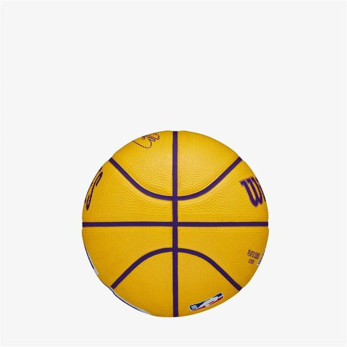 Balón de Baloncesto Wilson NBA Player Icon Mini Lebron Amarillo Talla única 1 Balón de Baloncesto Wilson NBA Player Icon Mini Lebron Amarillo Talla única 1