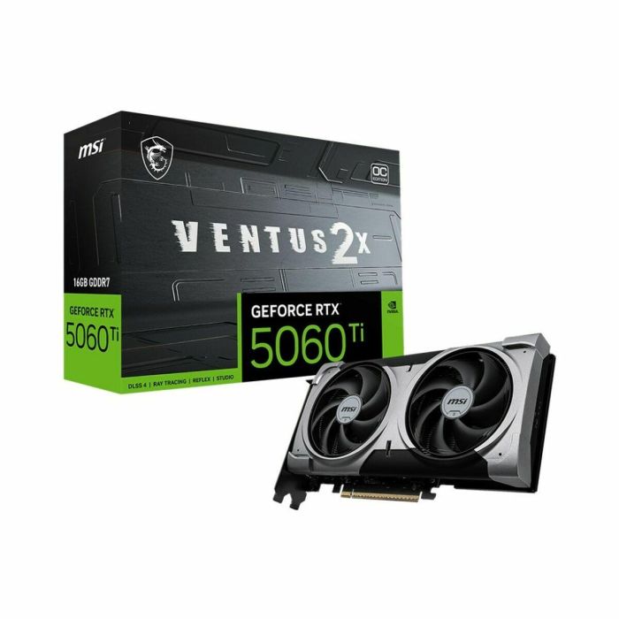 Tarjeta Gráfica MSI RTX 5060 Ti 16G VENTUS 2X OC PL 16 GB geforce rtx 5060 ti GDDR6X GDDR7 18 Tarjeta Gráfica MSI RTX 5060 Ti 16G VENTUS 2X OC PL 16 GB geforce rtx 5060 ti GDDR6X GDDR7 18