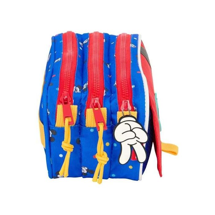 Bolso Escolar Portatodo Safta Triple Big Mickey Mouse Good Day 100x215x80 mm 2 Bolso Escolar Portatodo Safta Triple Big Mickey Mouse Good Day 100x215x80 mm 2
