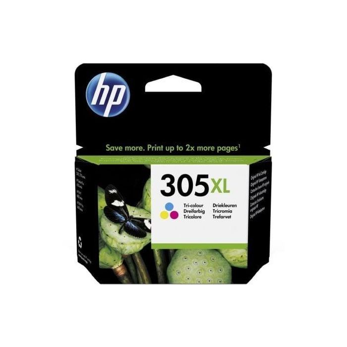 Ink-Jet Hp 305XL Deskjet 1210 - 1212 - 1255 - 2732 - 2752 - 4155 - 4158 Envy 6020 - 6052 -6055 - 6420 Tricolor 200