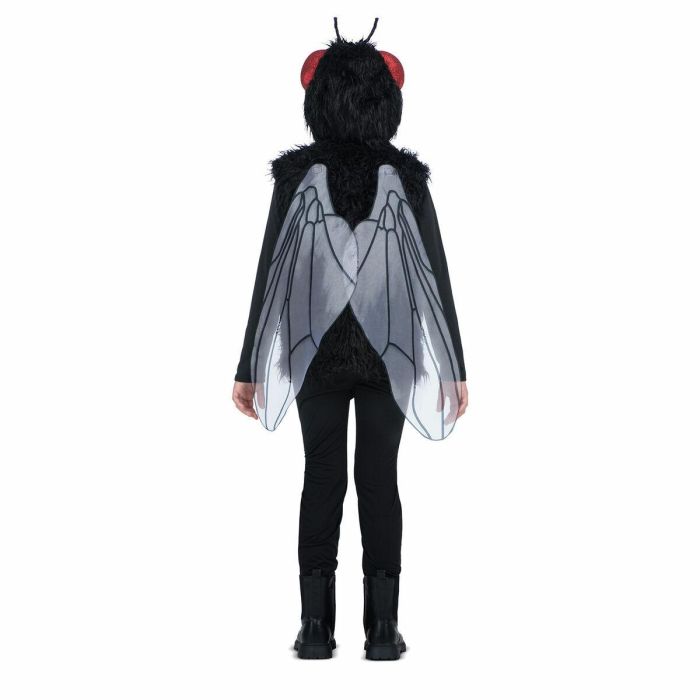 Disfraz mosca gorro y top con alas talla 10-12 y 3