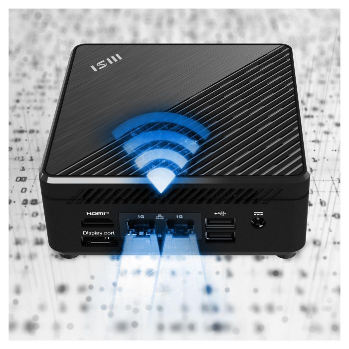 MSI Cubi N ADL-006DE Mini PC Intel N200/4GB RAM/128GB SSD Windows 11 Pro Negro 124mm x 124mm x 53.7mm 3
