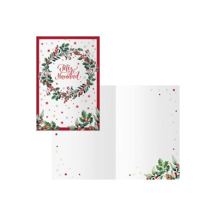 Christmas Dohe 115X170 Happy 6 unidades