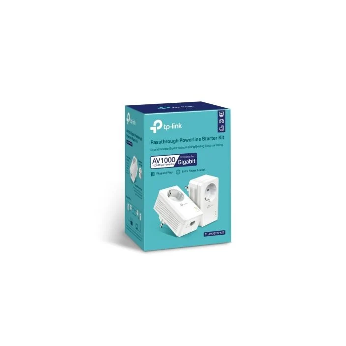 TP-Link TL-PA7017P KIT Adaptador de Red PowerLine 1000 Mbit/s Ethernet Blanco 2 Piezas 1