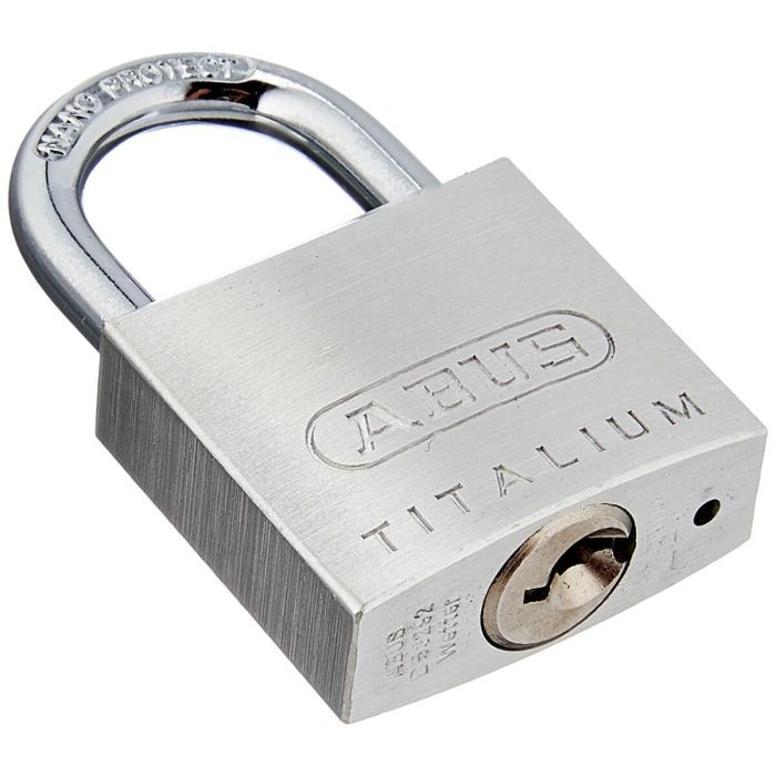 Abus ABU4003318561863 Candado 64TI/30 Titalium, Cuerpo de aluminio, Llave paracéntrica, Riesgo de robo medio 5