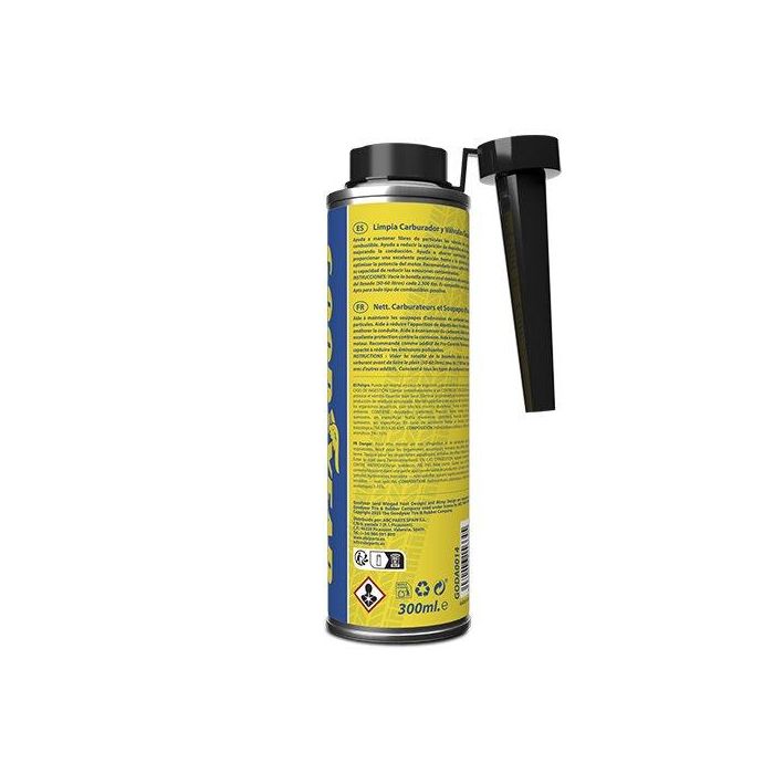 Goodyear Limpia Carburador y Válvulas Gasolina 300 mL Aditivo Multifuncional para Mejor Rendimiento y Ahorro de Combustible GODA0014 2