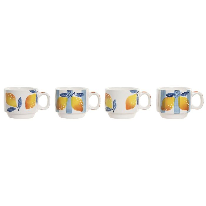 Cafe Mediterraneo DKD Home Decor Azul Amarillo 13 x 30 x 15.5 cm Set de 4 1 Cafe Mediterraneo DKD Home Decor Azul Amarillo 13 x 30 x 15.5 cm Set de 4 1