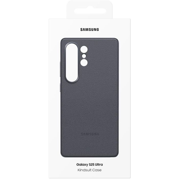 Samsung EF-VS938 Funda Kindsuit Original para Galaxy S25 Ultra, Protección Anticaída, Resistente a Rayones, Piel Sintética Negro 8