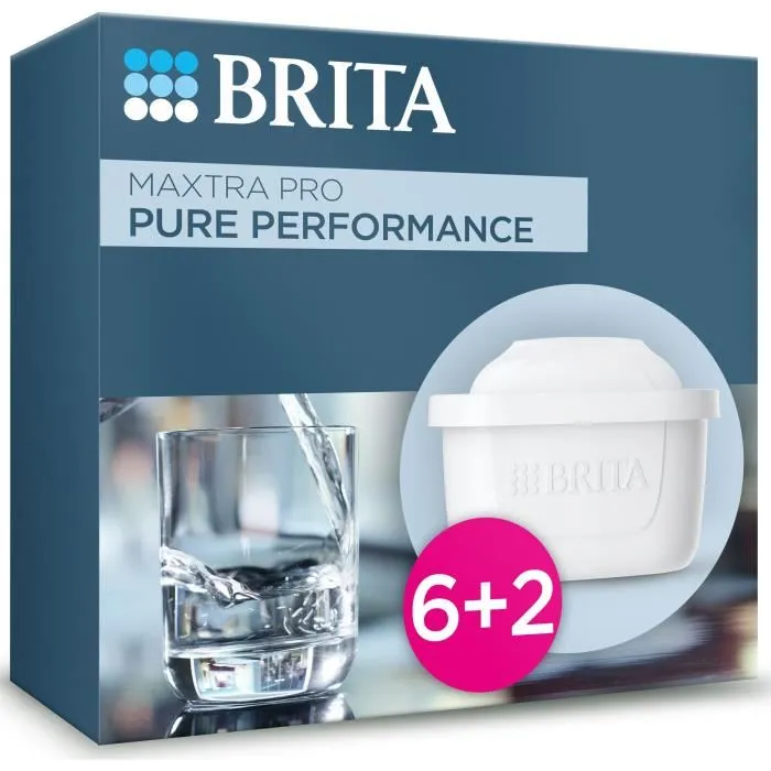 Brita BRI4006387137038 Filtros de Agua MAXTRA PRO Todo en 1 - Pack de 6 + 2 Gratis 0 Brita BRI4006387137038 Filtros de Agua MAXTRA PRO Todo en 1 - Pack de 6 + 2 Gratis 0