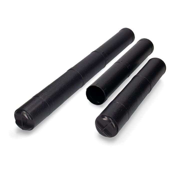Tubo Portaplanos Extensible de 40 a 75 cm ø65 mm Negro