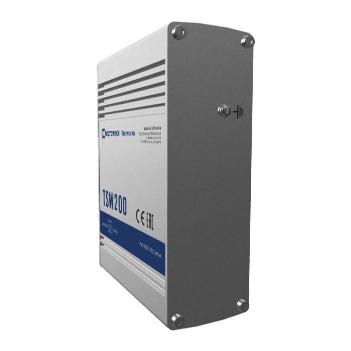 Teltonika Networks TSW200 Switch Industrial No Gestionado PoE+ 8 Puertos Gigabit Ethernet y 2 SFP Fibra Óptica, Raíl DIN, Sin Fuente Alimentación 3 Teltonika Networks TSW200 Switch Industrial No Gestionado PoE+ 8 Puertos Gigabit Ethernet y 2 SFP Fibra Óptica, Raíl DIN, Sin Fuente Alimentación 3