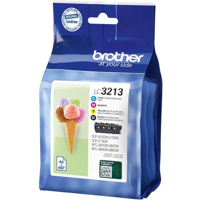 Brother Tinte LC-3213VALDR Value Pack (BK/C/M/Y) 1 Brother Tinte LC-3213VALDR Value Pack (BK/C/M/Y) 1