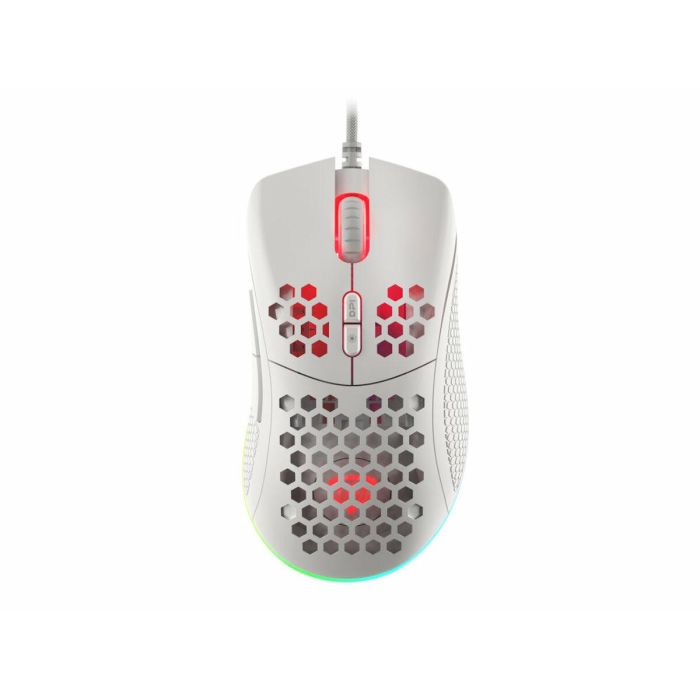 GENESIS Krypton 555 Ratón Gaming Óptico Ultraligero 8000 DPI, 7 Botones Programables, RGB, Ergonómico, USB, Blanco 0 GENESIS Krypton 555 Ratón Gaming Óptico Ultraligero 8000 DPI, 7 Botones Programables, RGB, Ergonómico, USB, Blanco 0
