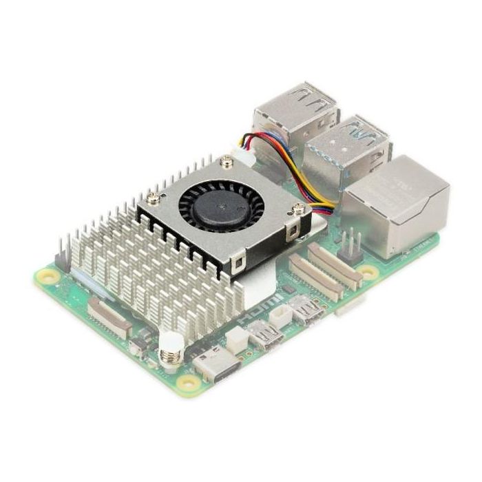 Raspberry Ventilador Oficial Raspberry Pi 5 SC1148 - Enfriador Activo con Disipador de Calor y Control de Temperatura
