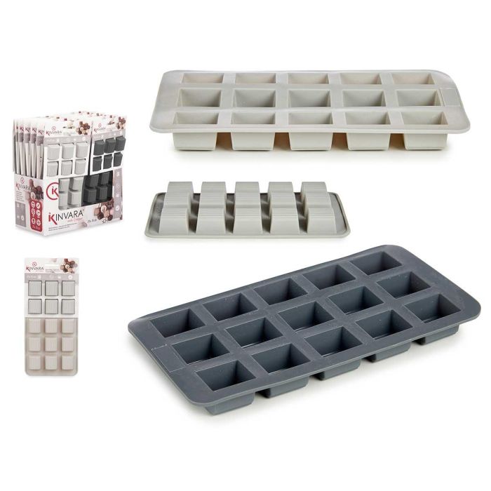 Molde Silicona 15 Bombones Surtidos Kinvara 20X2CM (24 Unidades) Molde Silicona 15 Bombones Surtidos Kinvara 20X2CM (24 Unidades)
