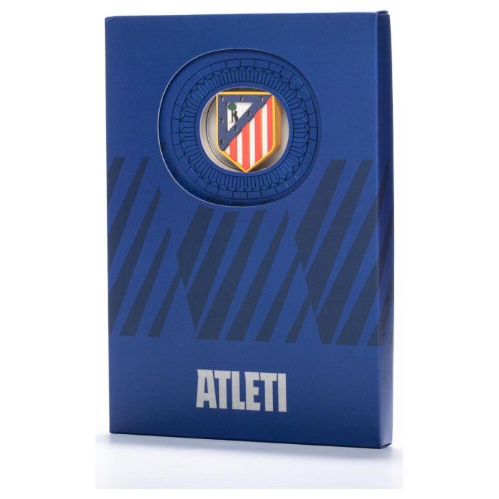 Atlético de Madrid Cuaderno A5 Escudo 3D, 120 Hojas Lisas, Color Azul Oficial