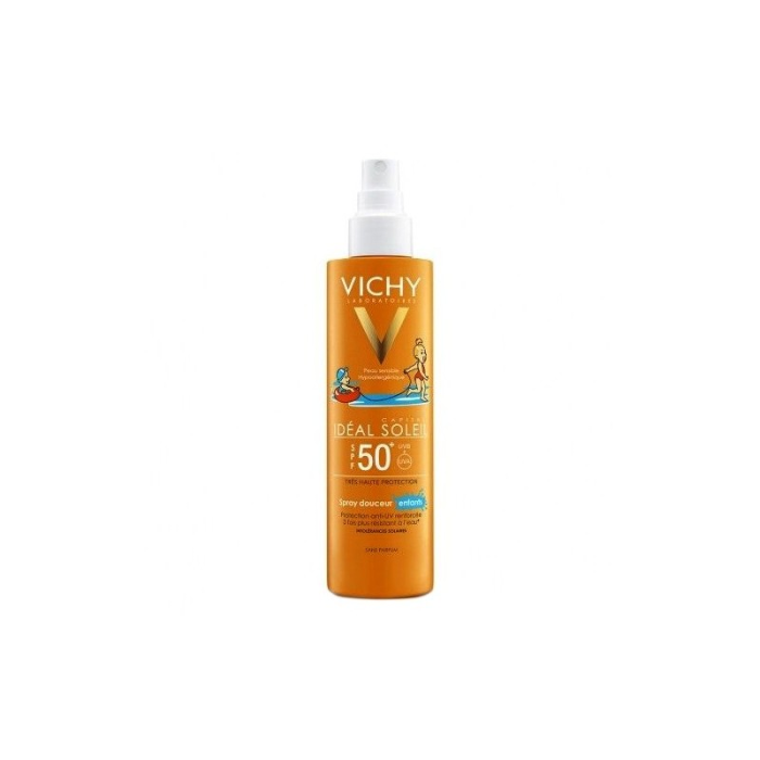 Vichy Capital Soleil Spray Fluido Niños SPF50+ Muy Alta Protección Celular UVA/UVB Piel Sensible 200 ml
