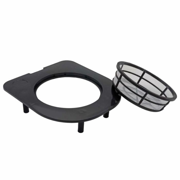 Jardinera de pared - Kit de pared compuesto por soporte de pared y 4 maceteros (1 L) - Negro - Dim A 15 x L 60 cm - NATURE 1