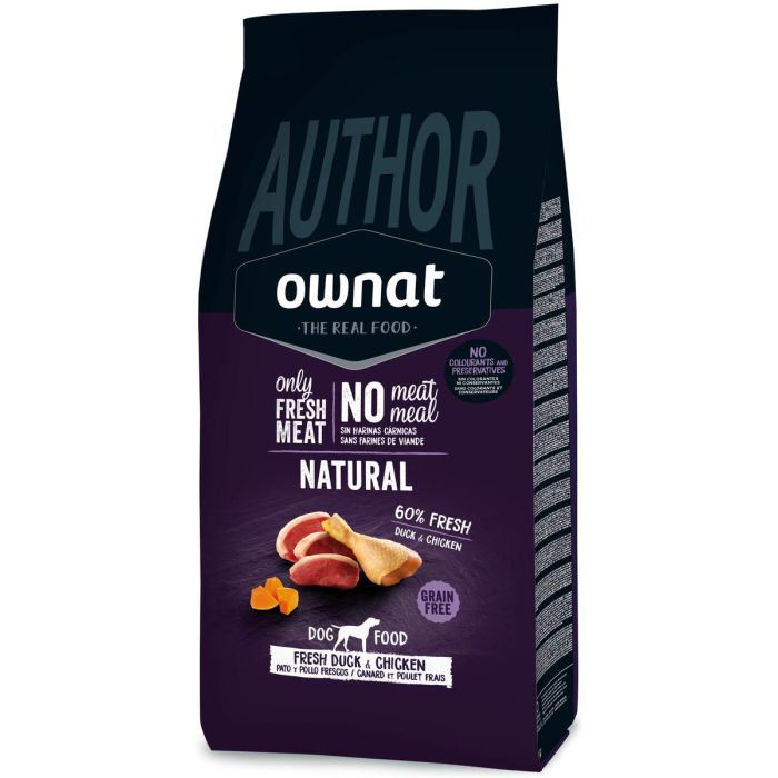 Ownat Author Gf Fresh Duck & Chicken Dog 10 kg