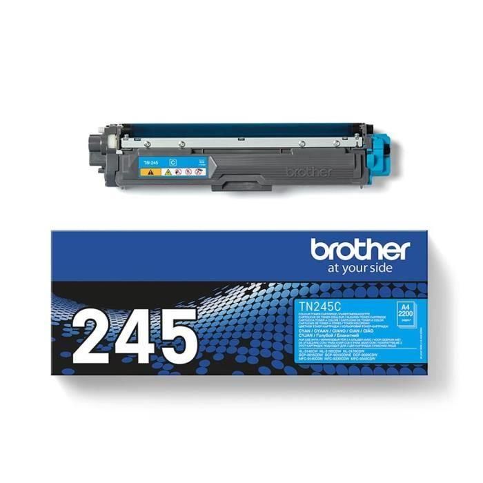 Tóner Original Brother TN-245C Alta Capacidad/ Cian 1