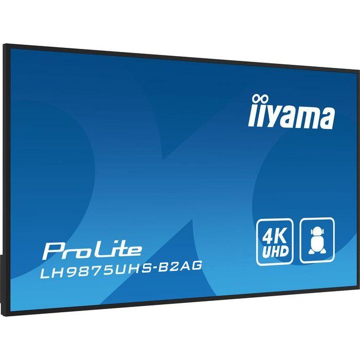 iiyama 98" LCD UHD, OPS 15 iiyama 98" LCD UHD, OPS 15