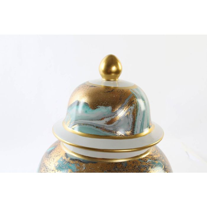 Tibor Moderno DKD Home Decor Azul Dorado 23 x 43 x 23 cm 1 Tibor Moderno DKD Home Decor Azul Dorado 23 x 43 x 23 cm 1