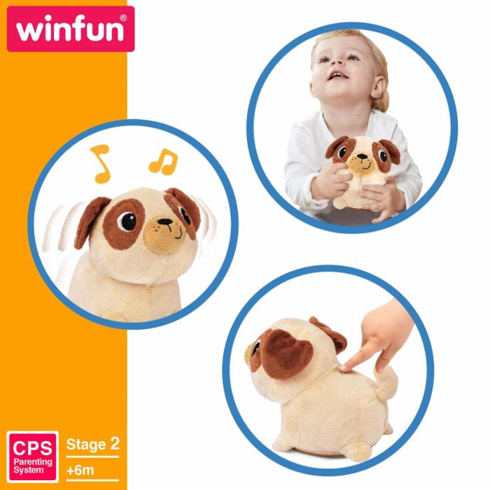 Peluche con Movimiento Winfun Felpa Plástico 17 x 15 x 13 cm (2 Unidades) 1 Peluche con Movimiento Winfun Felpa Plástico 17 x 15 x 13 cm (2 Unidades) 1