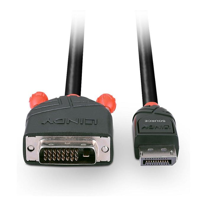 LINDY 41491 Cable DisplayPort a DVI-D Macho/Hembra, 2m