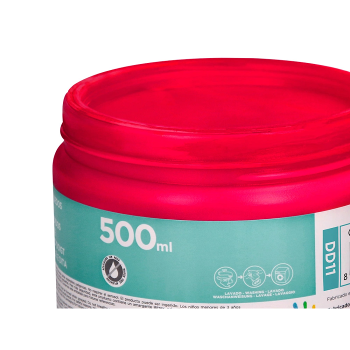 Liderpapel Pintura Dedos Magenta Tarrina 500 cc Pintura a Base de Agua Fácil Lavado Sin Gluten Normativa Europea 4