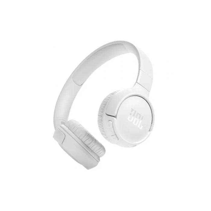 JBL Auriculares Inalámbricos Tune 520BT con Micrófono Bluetooth Blancos JBLT520BTWHTEU Supraaurales Sonido Pure Bass 57h Batería