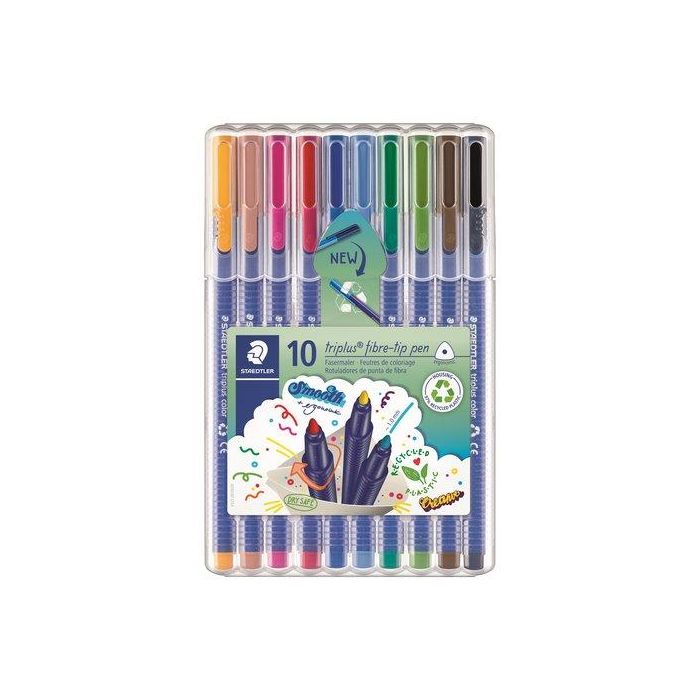 Rotulador Fibra Staedtler 323 Triplus Color Bolsa De 10